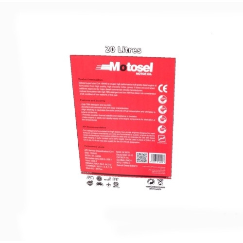 روغن موتور 20 لیتری 15W40 موتوسل